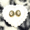 Golden Glow Stud Earrings – Imported Modern Style