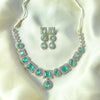 Ocean Breeze – 1 Carat Silver Zircon Jewellery with Light Blue Stones
