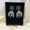 Green Luxe – 1 Carat Zircon Earrings