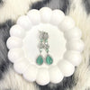 Mint Glow β 1 Carat Zircon Earrings