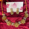 Golden Blossom Elegance – 1 Carat Zircon & AD Sets