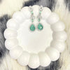 Mint Glow β 1 Carat Zircon Earrings