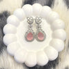 Pink Aura β 1 Carat Zircon Earrings