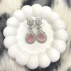 Pink Aura – 1 Carat Zircon Earrings