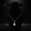 Elegant Silver – 1 Carat Zircon Necklace