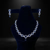 Royal Blue Aura – 1 Carat Zircon Silver Jewellery Set