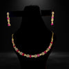 1 Carat Zircon Set – Ruby Red & Baby Pink Elegance