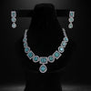 Ocean Breeze – 1 Carat Silver Zircon Jewellery with Light Blue Stones