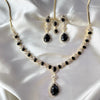 Black Velvet – 1 Carat Golden Zircon Jewellery Set
